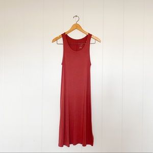 Soft Swing Dress in Dusty Rose